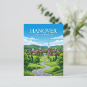 Hanover USA Postkarte (Stehend Vorderseite)