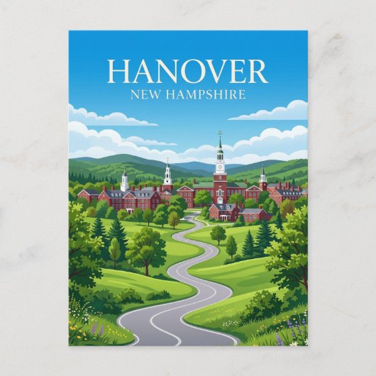 Hanover USA Postkarte (Vorderseite)