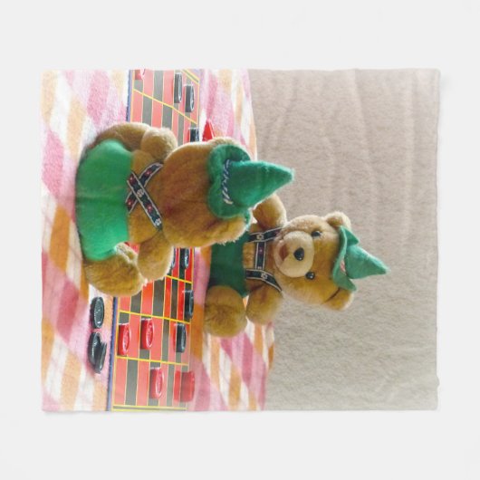 Hans and Yodel Fleecedecke (Vorderseite (Horizontal))