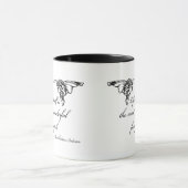 Hans Christian Andersen-Märchen-Zitat-Geschenk Tasse (Zentrum)
