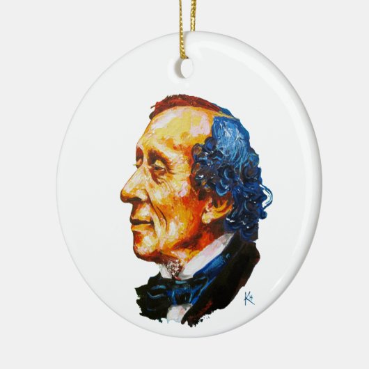 Hans Christian Andersen painting Keramik Ornament (Links)
