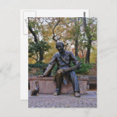 Hans Christlich Andersen, Central Park, NYC Postkarte (Vorne/Hinten)