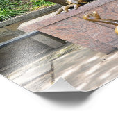 Hans Christlich Andersen im Zentralpark Fotodruck (Ecke)