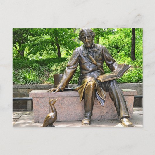 Hans Christlich Andersen im Zentralpark Postkarte (Vorderseite)
