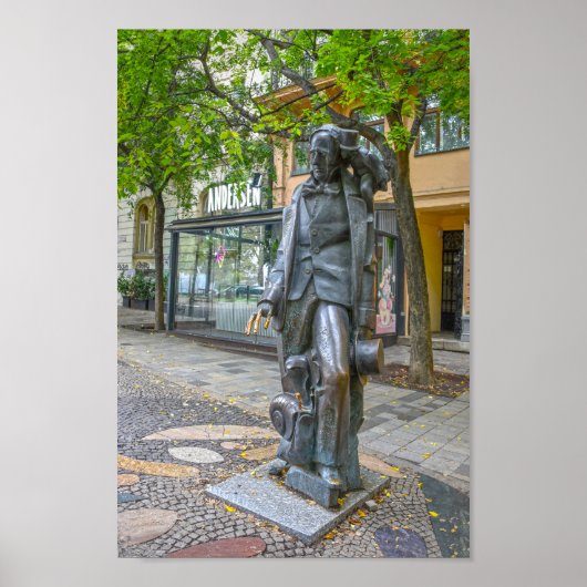 Hans Christlich Andersen Statue, Bratislava, Slowa Poster (Vorne)