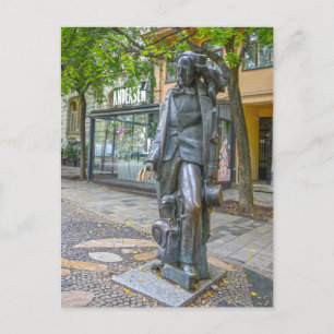 Hans Christlich Andersen Statue, Bratislava, Slowa Postkarte