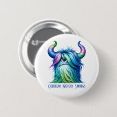 Hans - Der großäugige Knurrer Button (Vorne & Hinten)