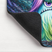 Hans - Der großäugige Knurrer Mousepad (Ecke)