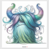 Hans - Ein Mit Augen, durchsichtiger Monster-Aufkl Aufkleber (Blatt)