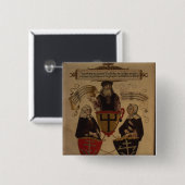 Hans Fugger zwei Ehefrauen Clara Widolf und Button (Vorne & Hinten)