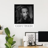 Hans Gruber Poster (Heimbüro)