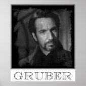 Hans Gruber Poster (Vorne)