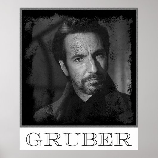 Hans Gruber Poster (Vorne)
