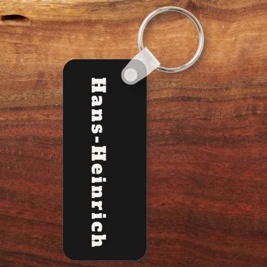 Hans-Heinrich Schlüsselanhänger (Rückseite)