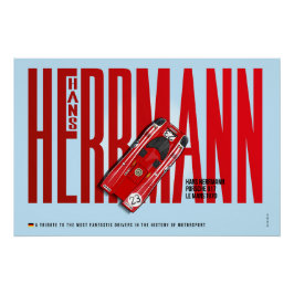 Hans Herrmann P 917 Tribute Poster