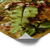 Hans Hoffmann A Hare im Wald Poster (Ecke)