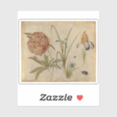 Hans Hoffmann - Blume und Käfer Aufkleber (Blatt)