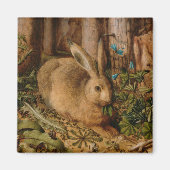 Hans Hoffmann ein Hase im Wald Magnet (Vorne)