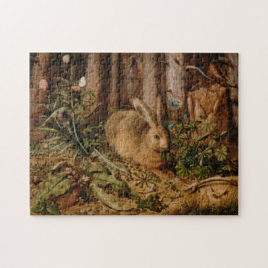 Hans Hoffmann ein Hase im Wald Puzzle (Horizontal)