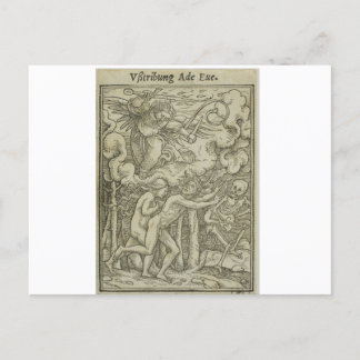 HANS HOLBEIN ADAM & EVE TRIVEN AUS PARADISE POSTKARTE