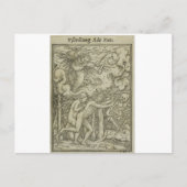 HANS HOLBEIN ADAM & EVE TRIVEN AUS PARADISE POSTKARTE (Vorderseite)