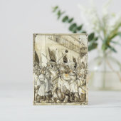 Hans Holbein - Demütigung des Kaisers Valerian Postkarte (Stehend Vorderseite)