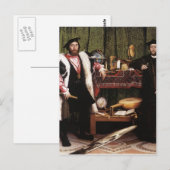 Hans Holbein der Jüngere - Die Botschafter Postkarte (Vorne/Hinten)