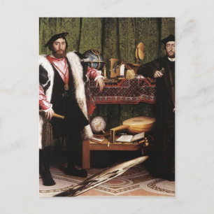 Hans Holbein der Jüngere - Die Botschafter Postkarte
