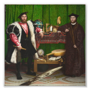 Hans Holbein der Jüngere - Die Gesandten Fotodruck