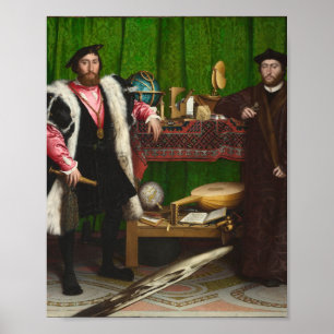 Hans Holbein der Jüngere - Die Gesandten Poster
