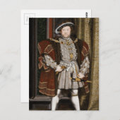 Hans Holbein der jüngere König Heinrich VIII. Postkarte (Vorne/Hinten)