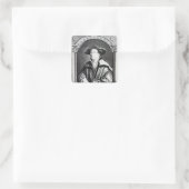 Hans Holbein der Jüngere Quadratischer Aufkleber (Tasche)