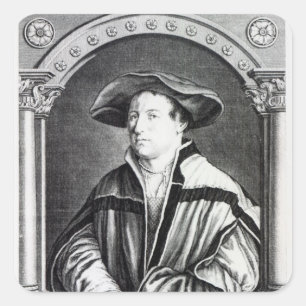 Hans Holbein der Jüngere Quadratischer Aufkleber