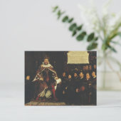 Hans Holbein-Henry VIII. Übergabe einer Charta Postkarte (Stehend Vorderseite)
