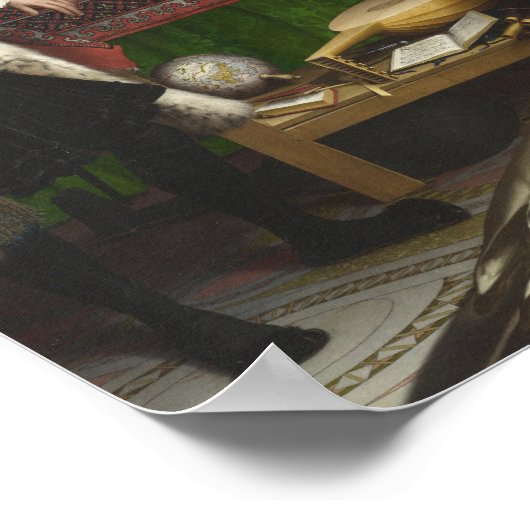 Hans Holbein The Young - Die Botschafter Poster (Ecke)