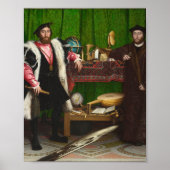 Hans Holbein The Young - Die Botschafter Poster (Vorne)