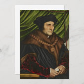 Hans Holbein the Younger - Portrait von Sir Thomas Einladung (Vorne/Hinten)