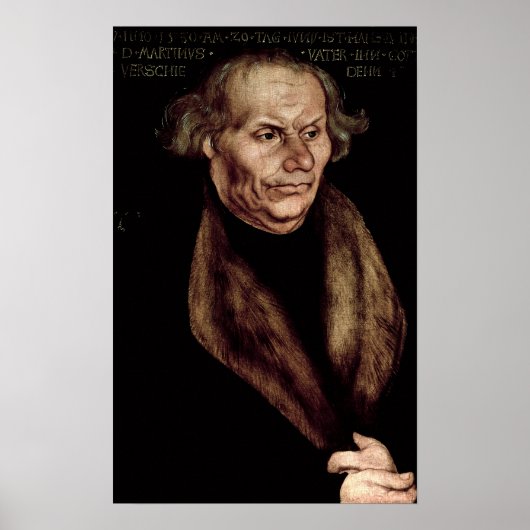 Hans Luther , Vater von Martin Luther Poster (Vorne)