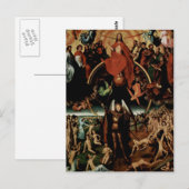 Hans Memling-Last Judgment with Archangel Michael Postkarte (Vorne/Hinten)