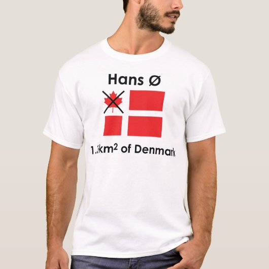 Hans Ø - Hans Island - die nationalistische T-Shirt (Vorderseite)