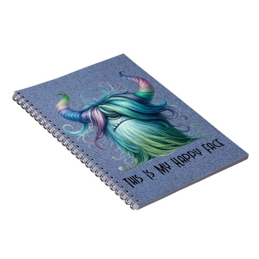 Hans - One-mit Augen Monster - Custom Spiral Noteb Notizblock (Rechte Seite)