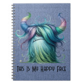 Hans - One-mit Augen Monster - Custom Spiral Noteb Notizblock (Vorderseite)