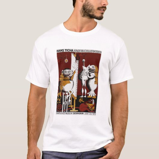Hans Ticha Museum Germany Poster T-Shirt (Vorderseite)