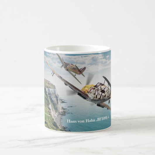 Hans von Hahn ,BF109E-4 Kaffeetasse (Mittel)