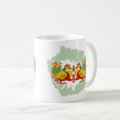 Hansa Puttuwa – Two Entwined Swans Kaffeetasse (VorderseiteRechts)