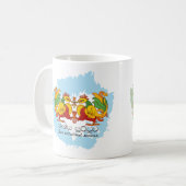 Hansa Puttuwa – Two Entwined Swans Kaffeetasse (Vorderseite Links)