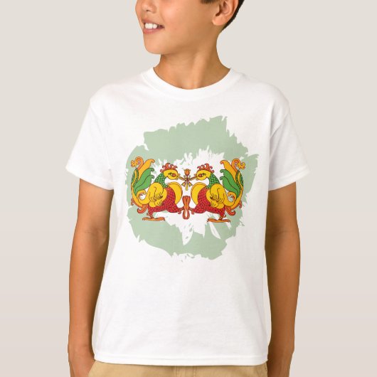 Hansa Puttuwa – Two Entwined Swans T-Shirt (Vorderseite)