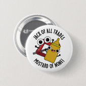 Hansdampf in allen Gassen Senf von keinem Lustiger Button (Vorne & Hinten)