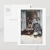Hänsel, eingesperrt von der Hexe Postkarte (Vorne/Hinten)