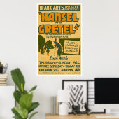 Hansel & Gretel Boston 1940 WPA Poster (Heimbüro)